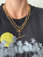 Solid Trombone Watch Chain