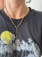 Solid Trombone Watch Chain