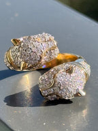 Diamond Panther Ring