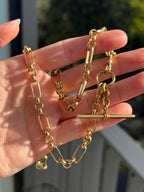 Solid Trombone Watch Chain