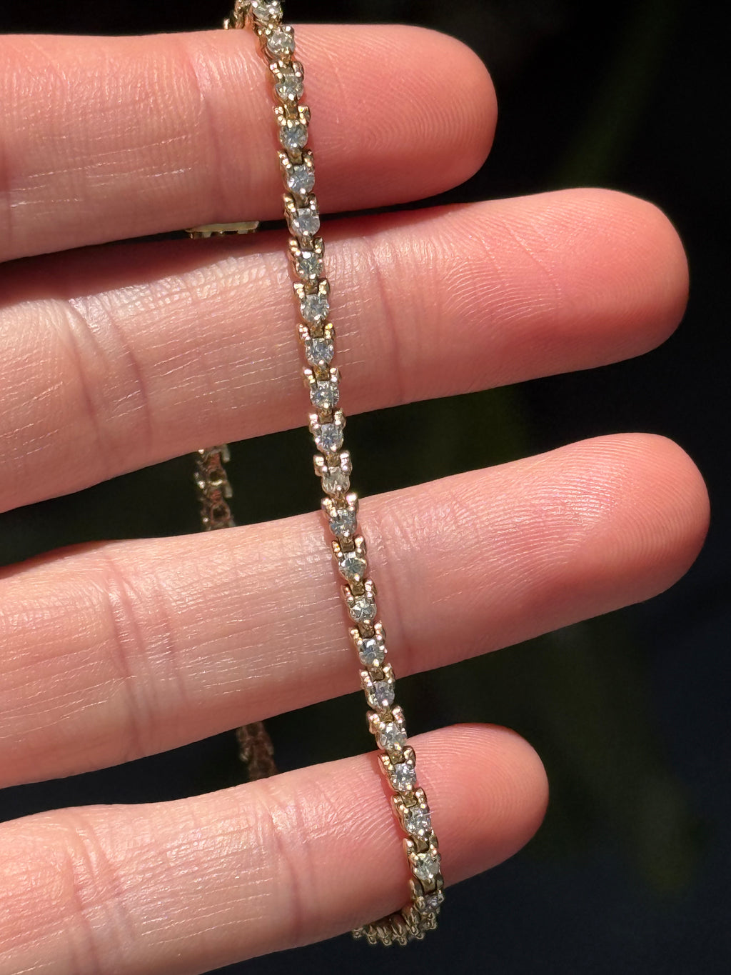 14k Diamond Tennis Bracelet