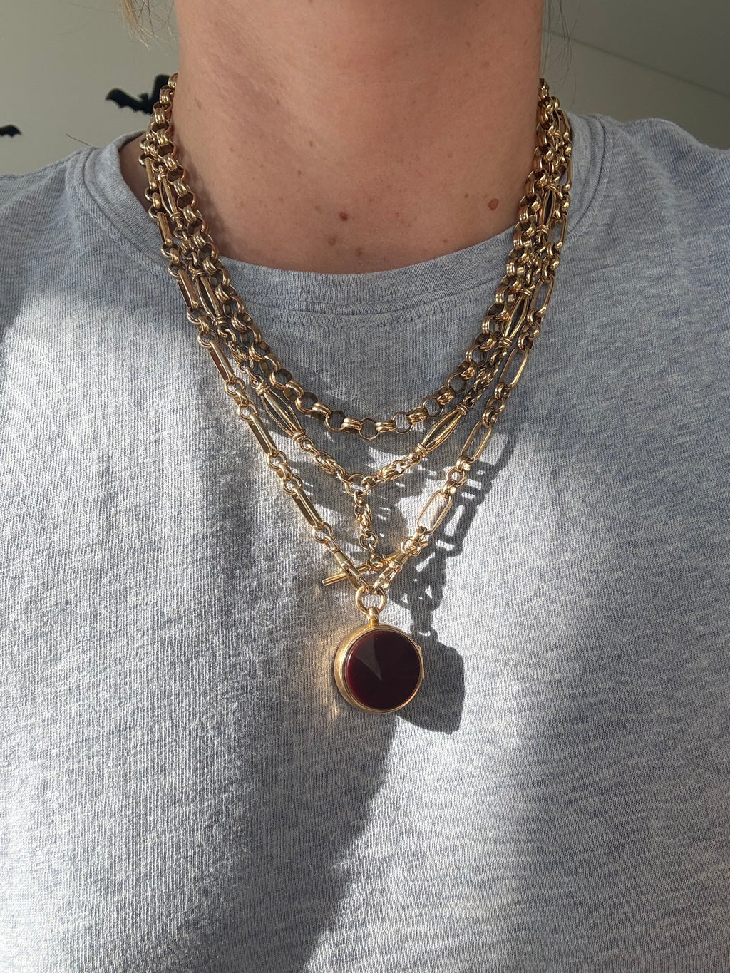 Solid Trombone Watch Chain