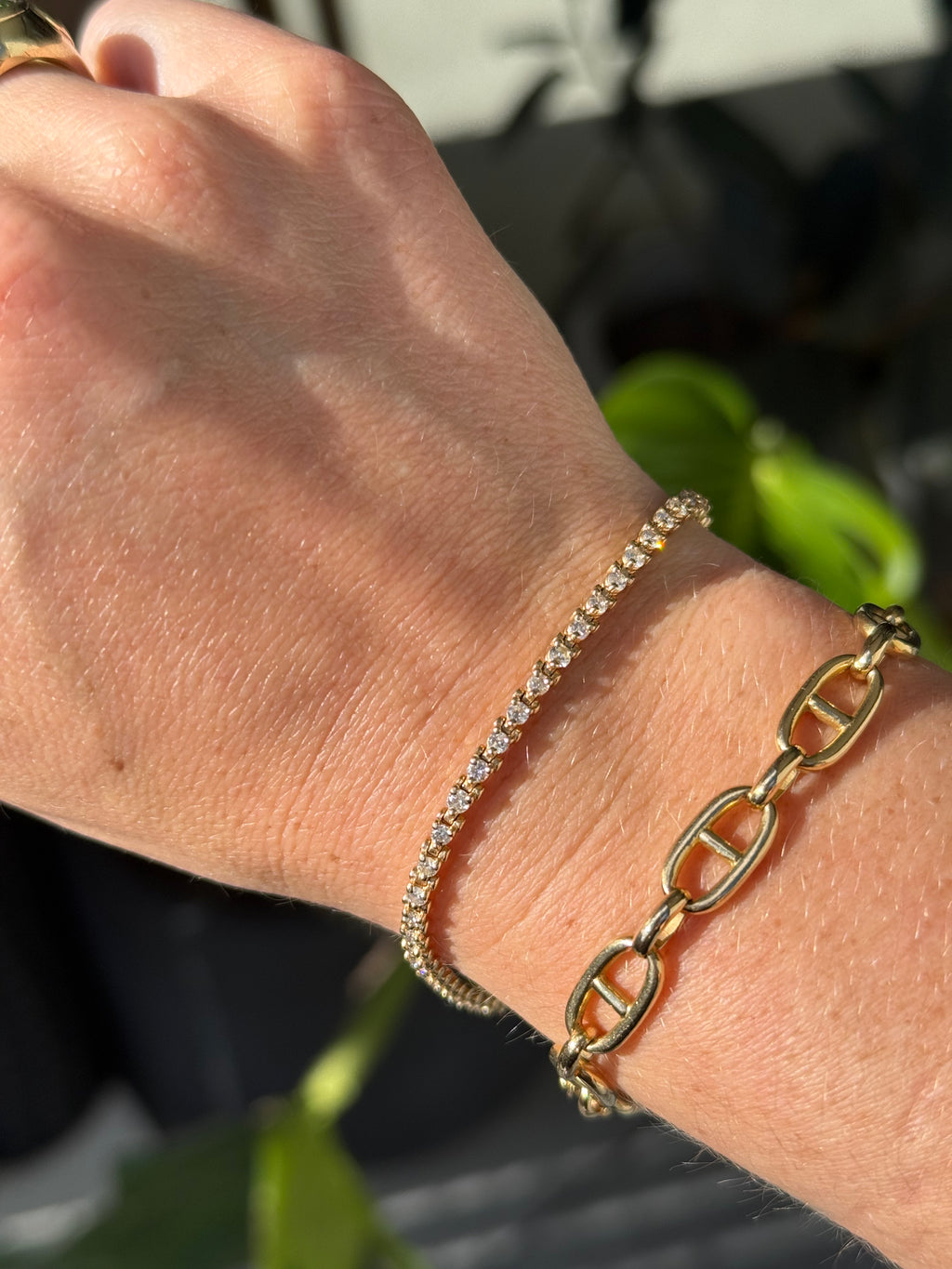 14k Diamond Tennis Bracelet