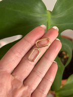 Rectangular Snap Mini Hoops