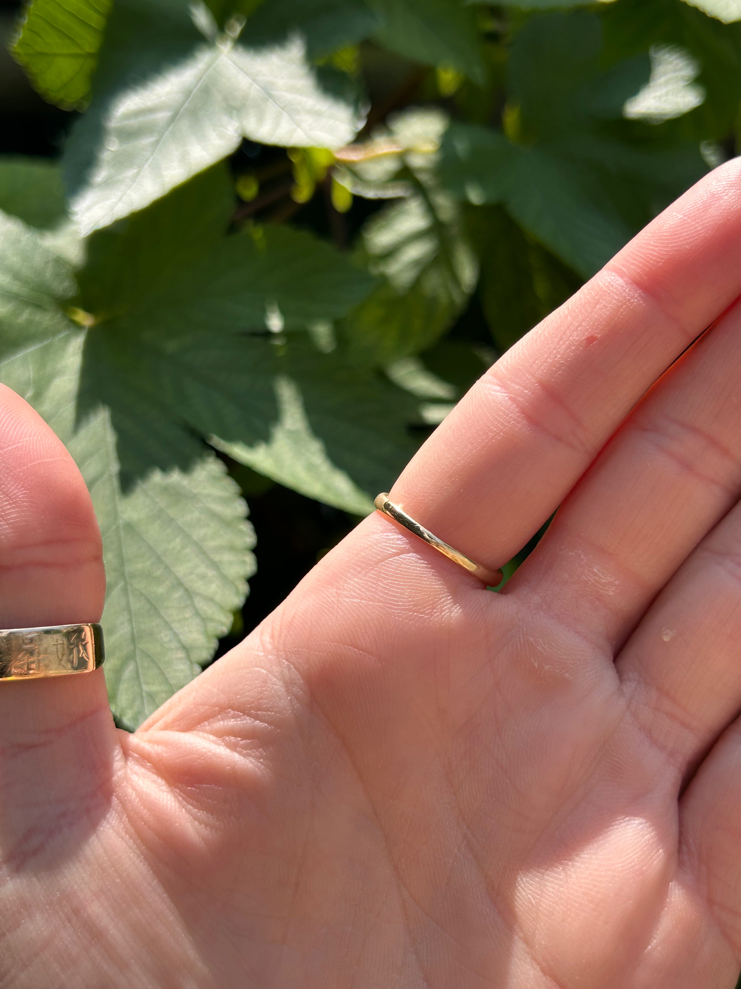 Garnet Heart Ring