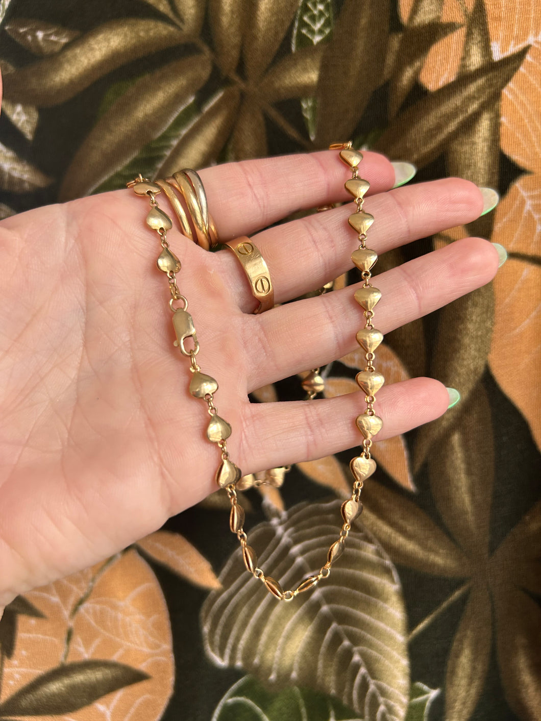 Puffy Heart Chain