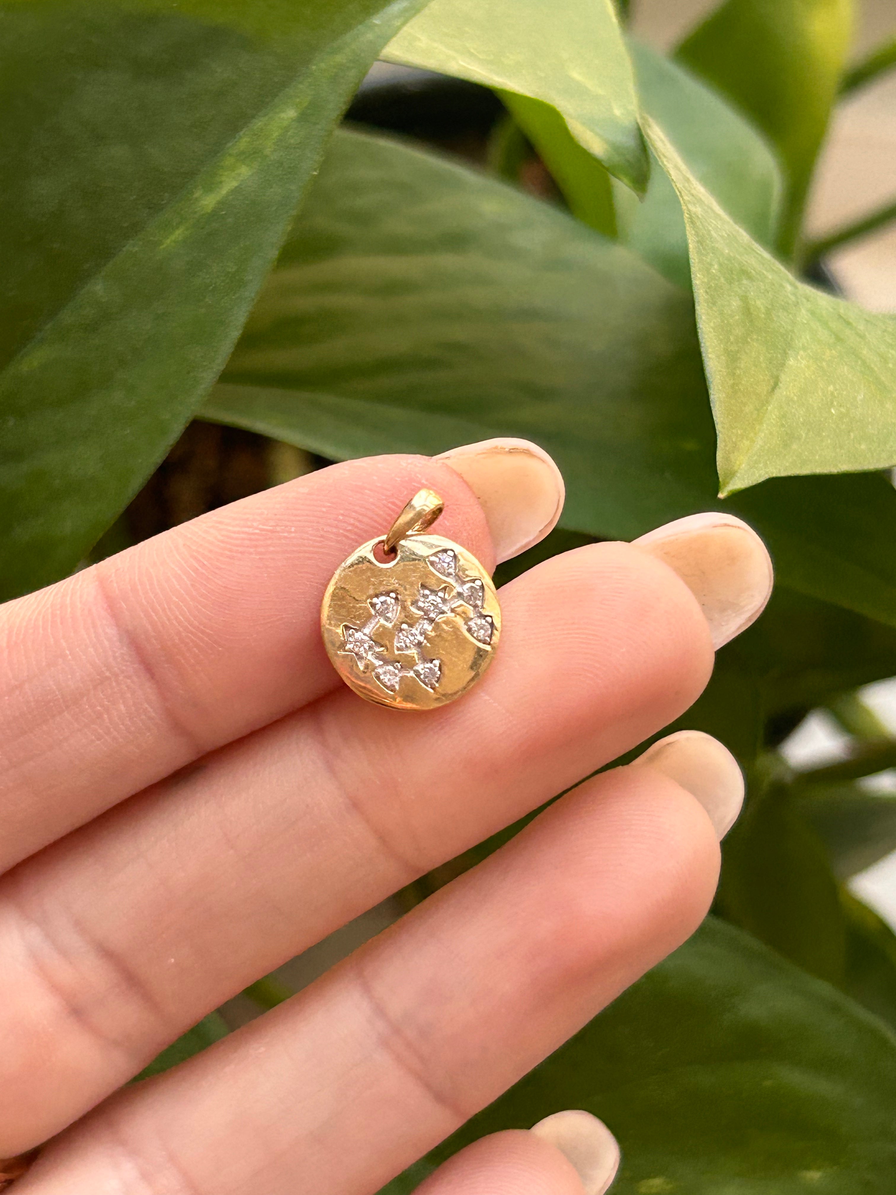 Diamond Celestial Disk Charm