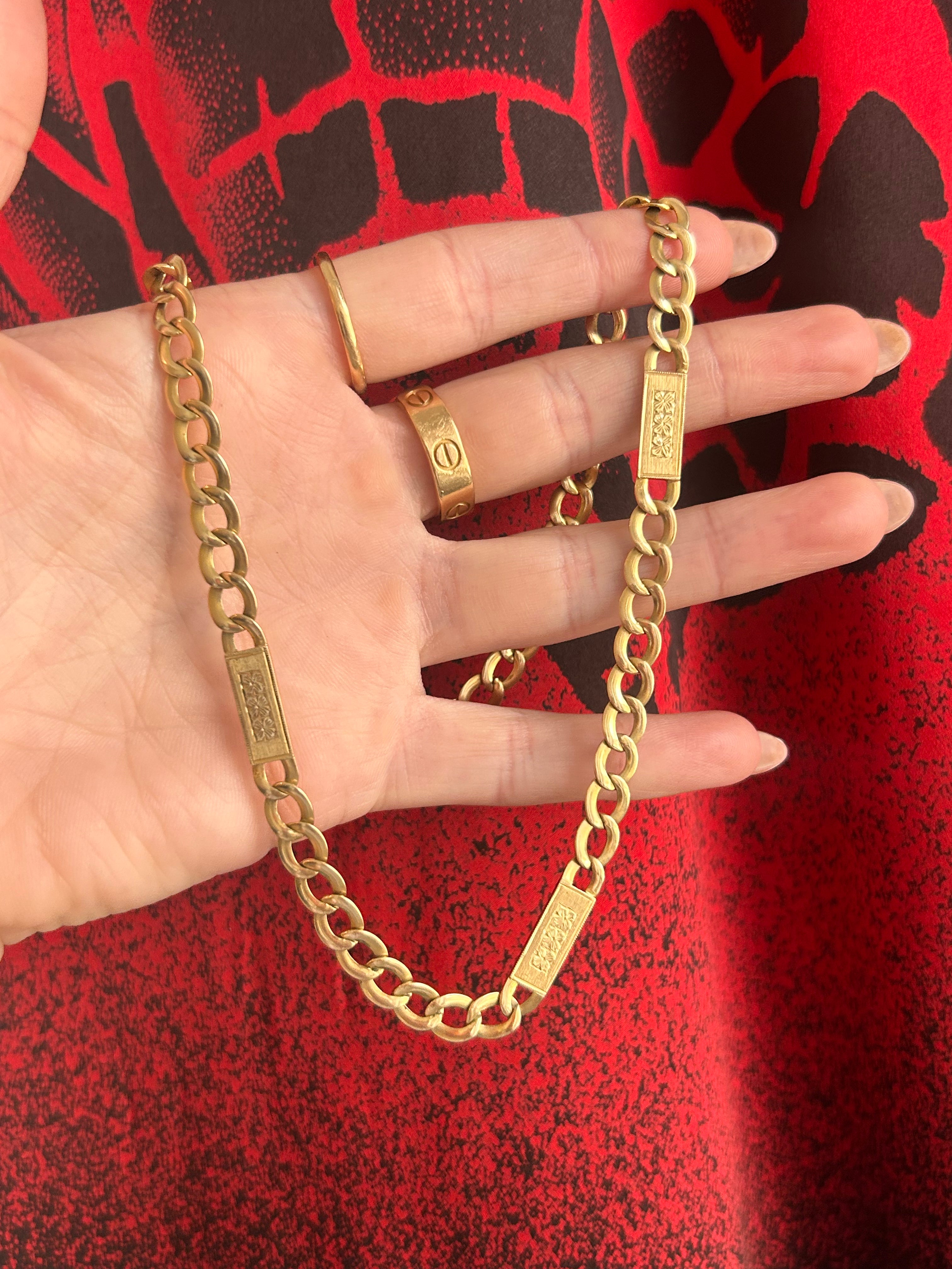 Solid Floral Bar Cuban