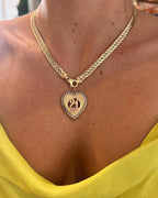 Twenty One Pearl Heart Charm