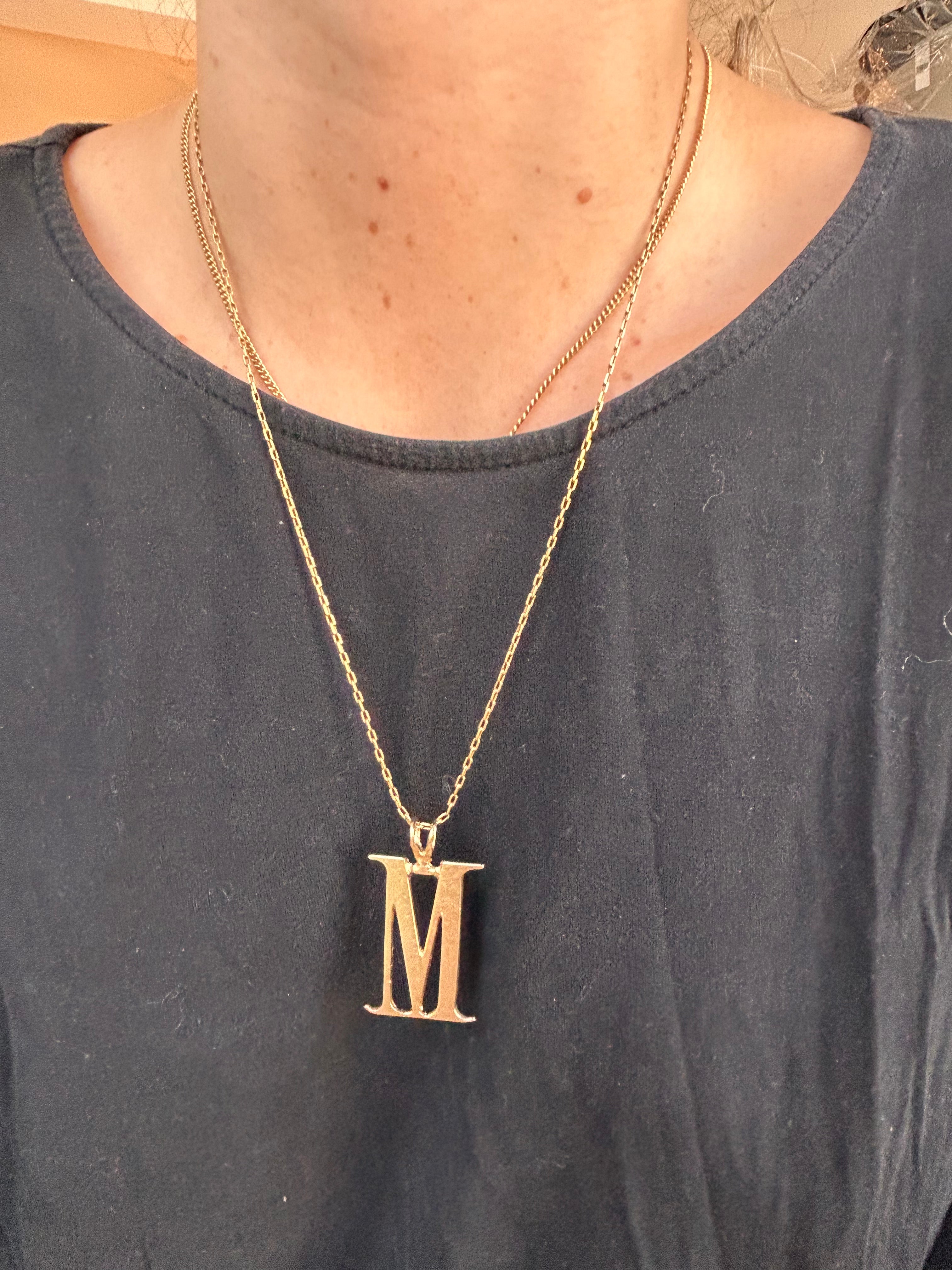 Mega M pendant