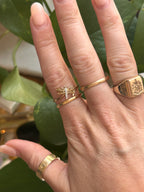 Diamond Dragonfly Ring