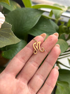 Cursive M charm
