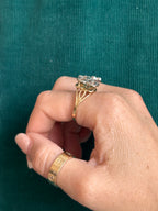 Diamond E Ring