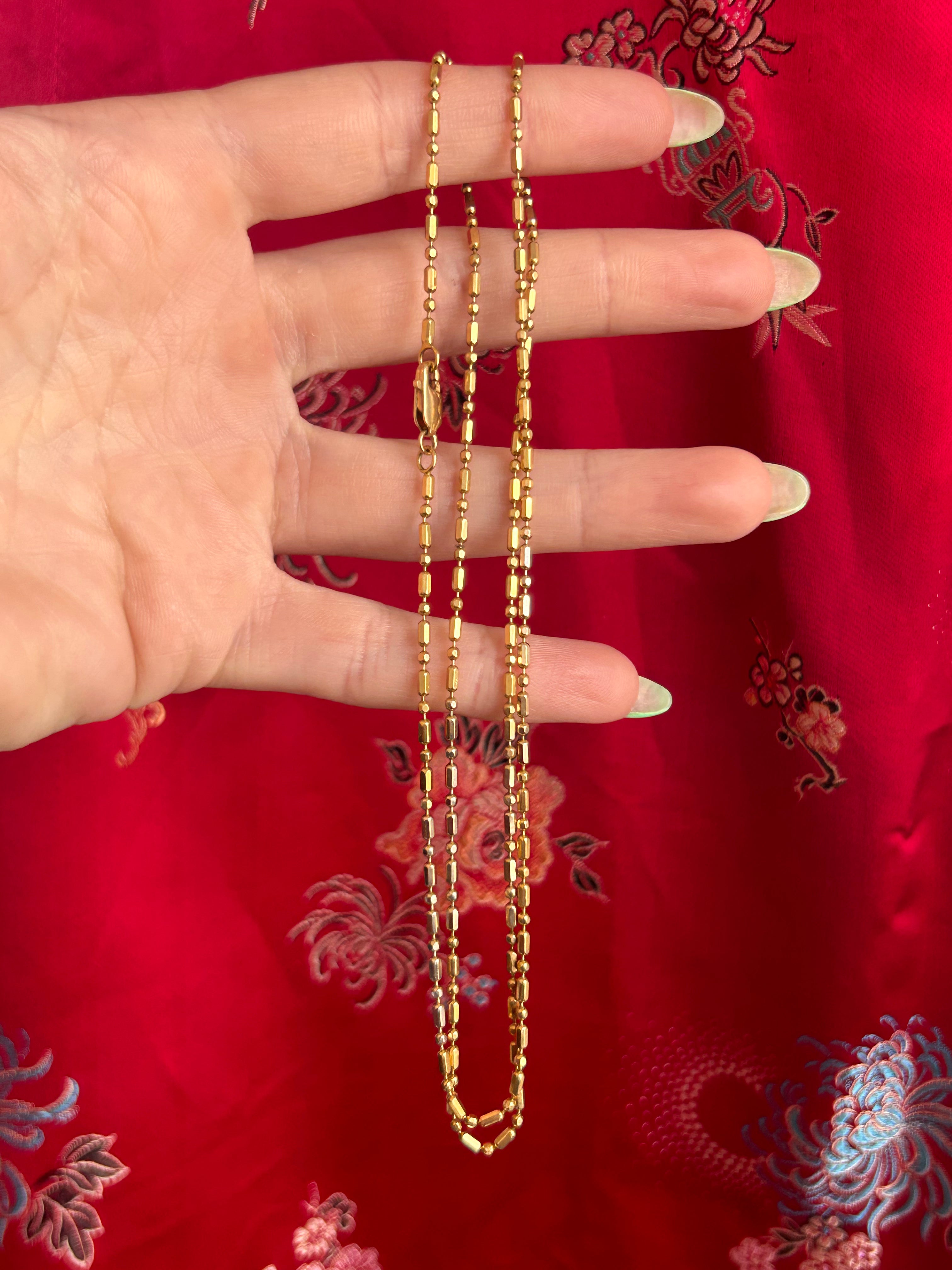 Solid Ombre Bead Chain