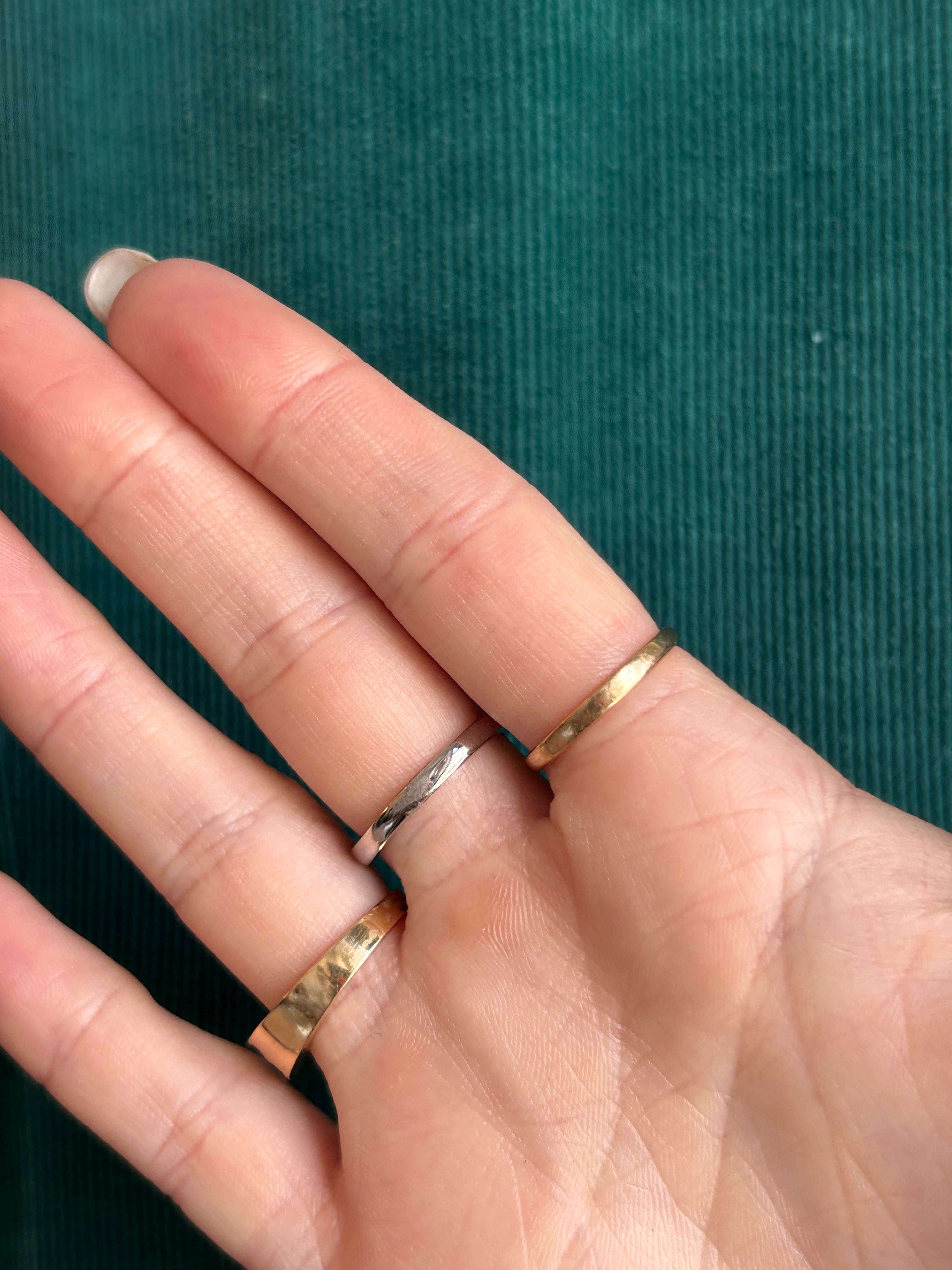 Aquamarine Heart Ring