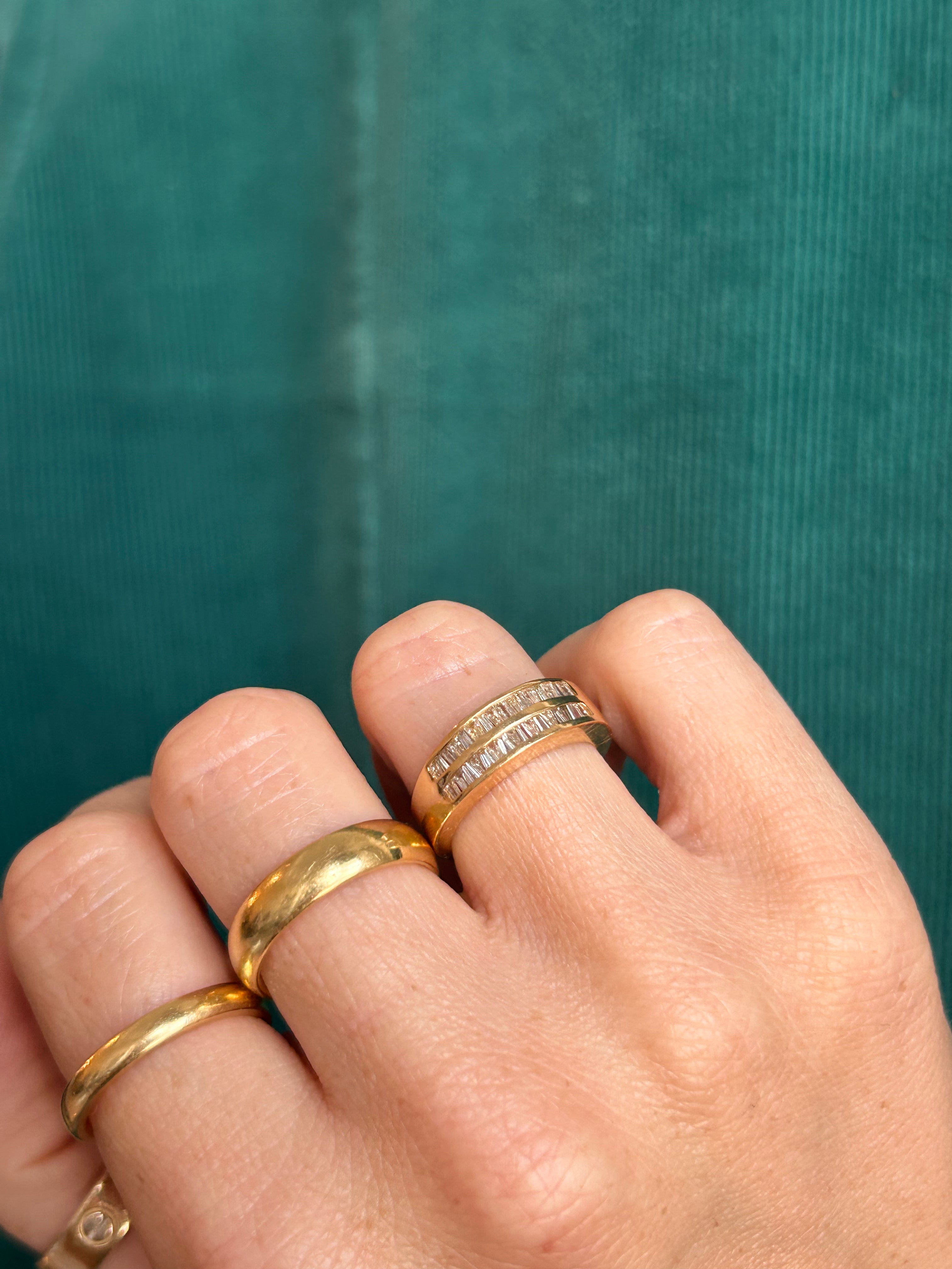 Diamond Baguette Band