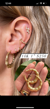 Load image into Gallery viewer, Bamboo Hoops
