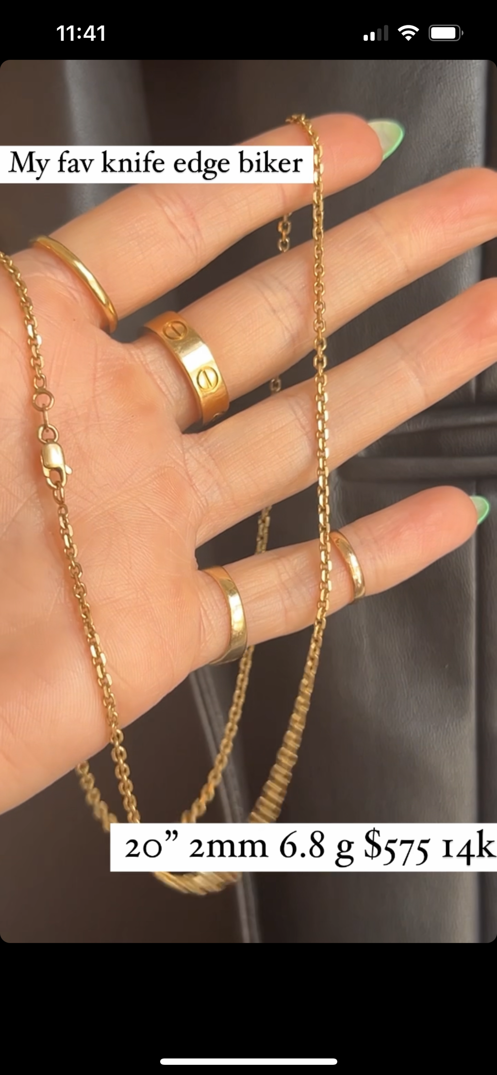 Knife Edge Solid Biker