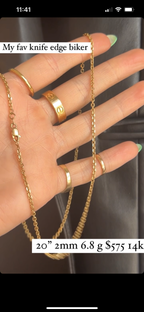 Knife Edge Solid Biker