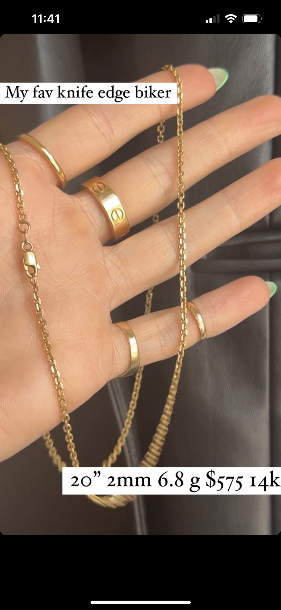 Knife Edge Solid Biker