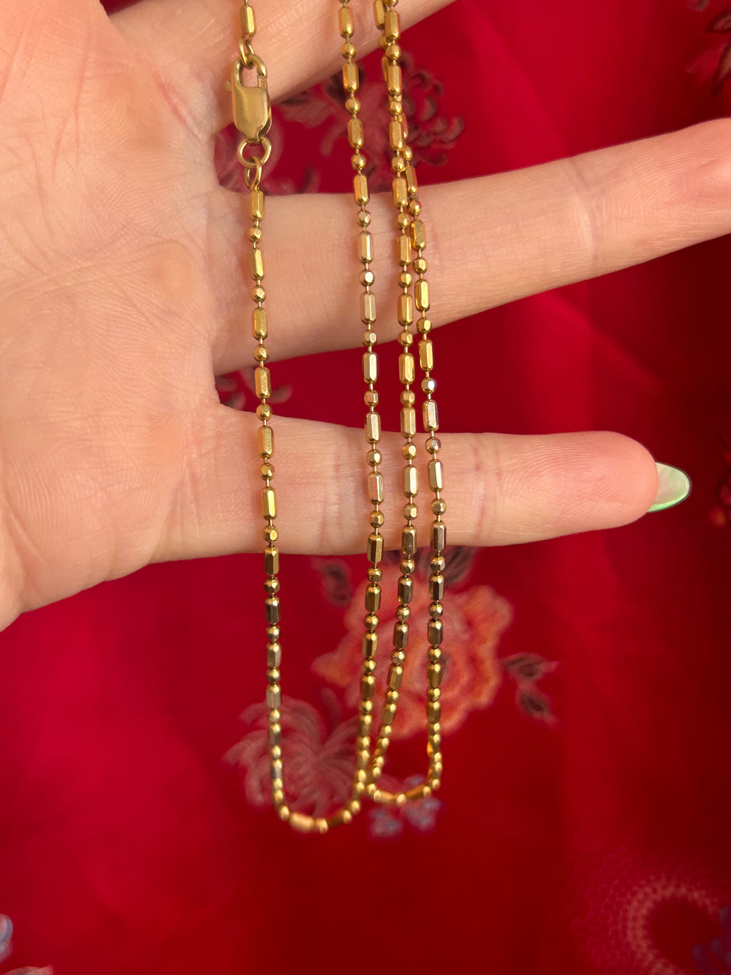 Solid Ombre Bead Chain