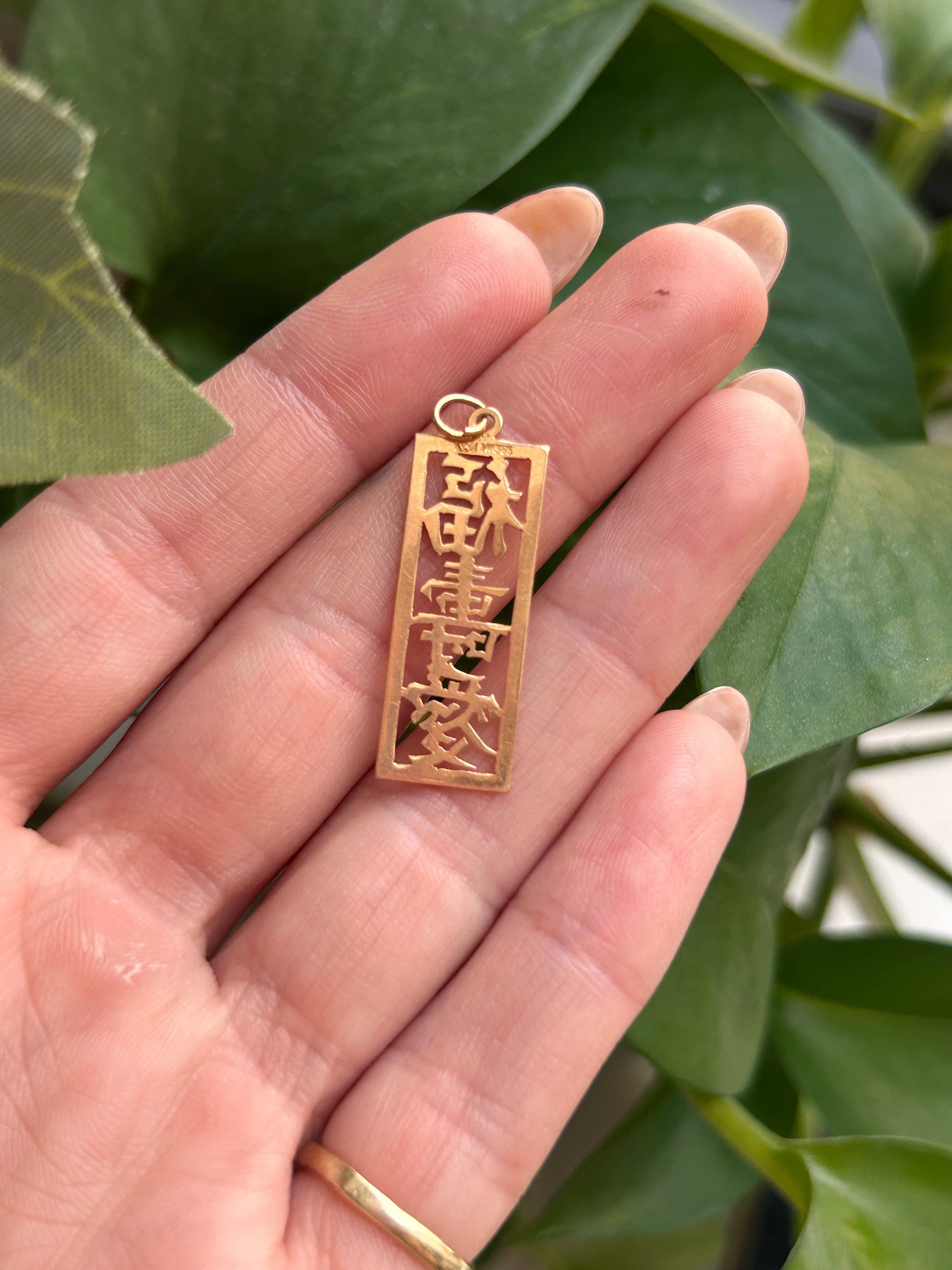 Chinese Long Pendant