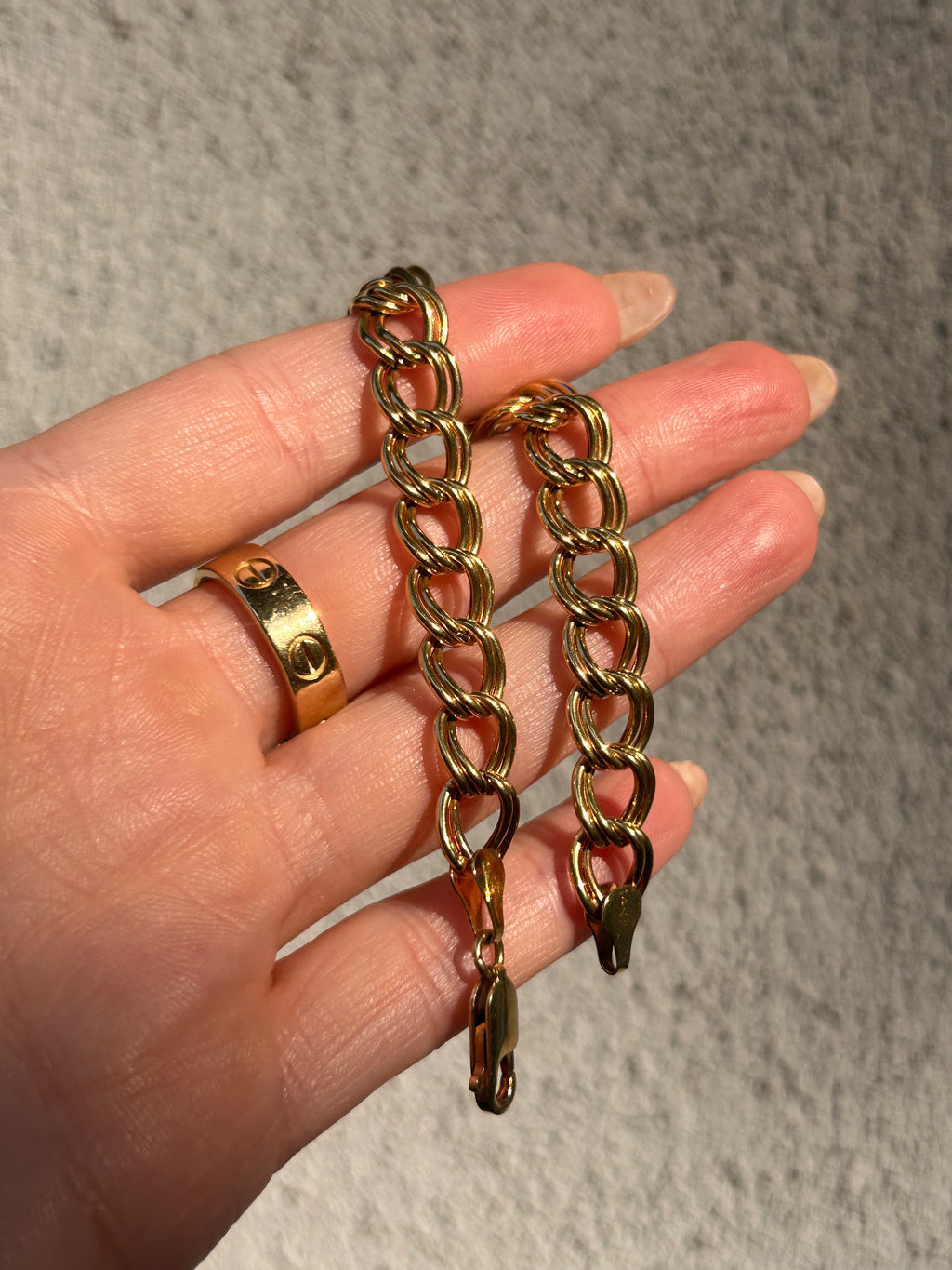 Vintage Double Curb Bracelet