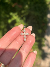 Load image into Gallery viewer, Mini Pearl Cross
