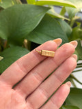 Mini 14k Bar Charm