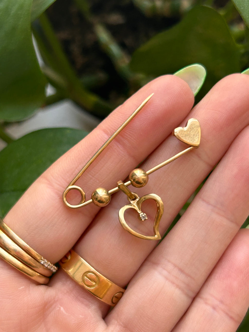 Heart Safety Pin