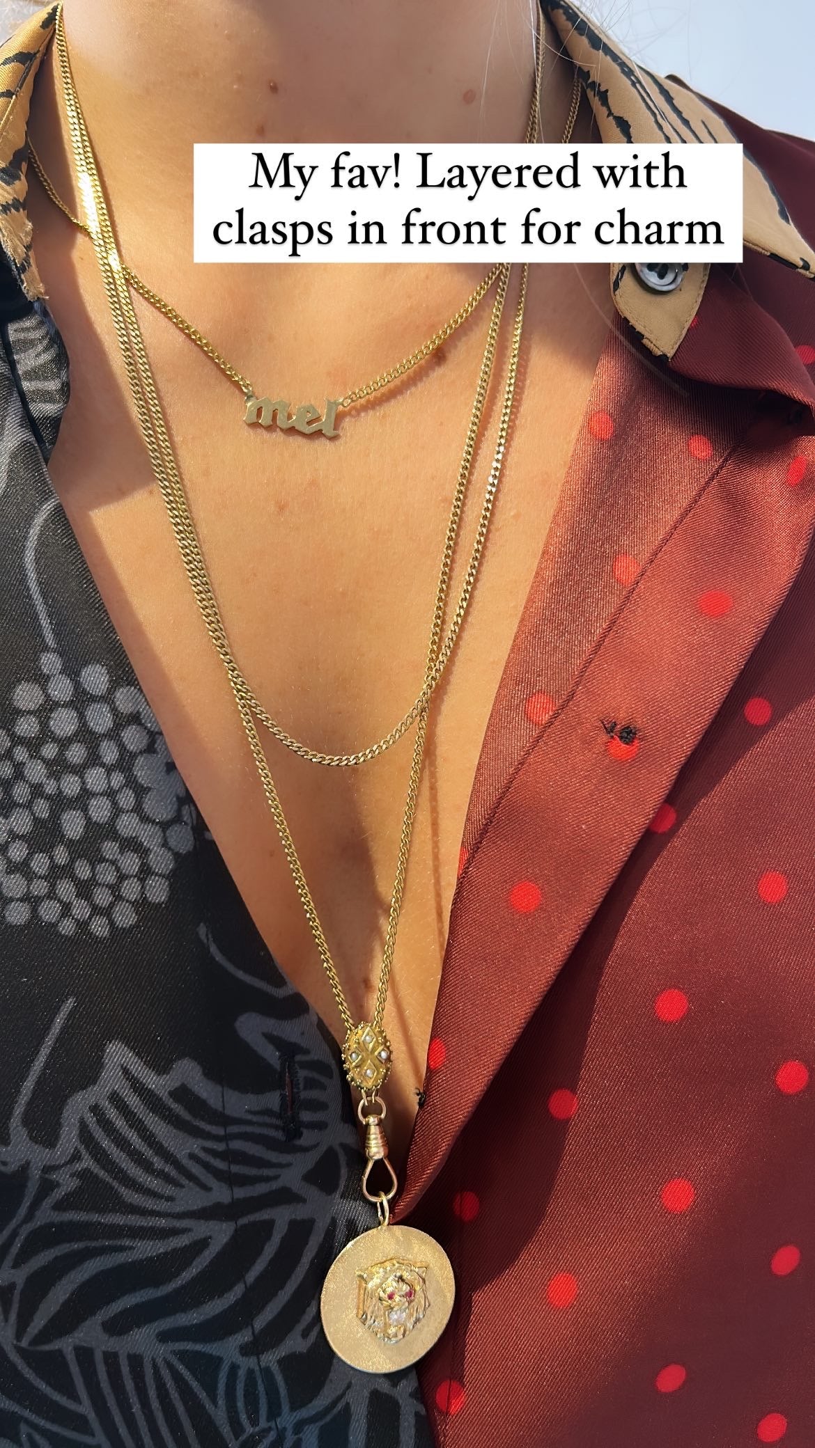 Long Antique Watch Chain