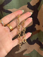 Textured Charm Bracelet