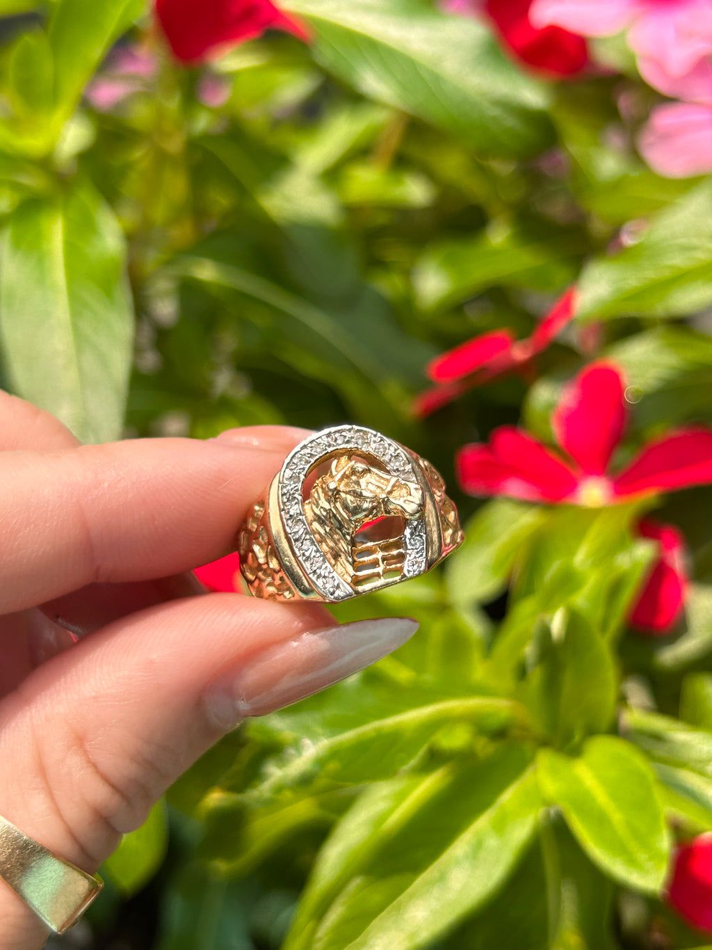 Diamond Horseshoe Ring
