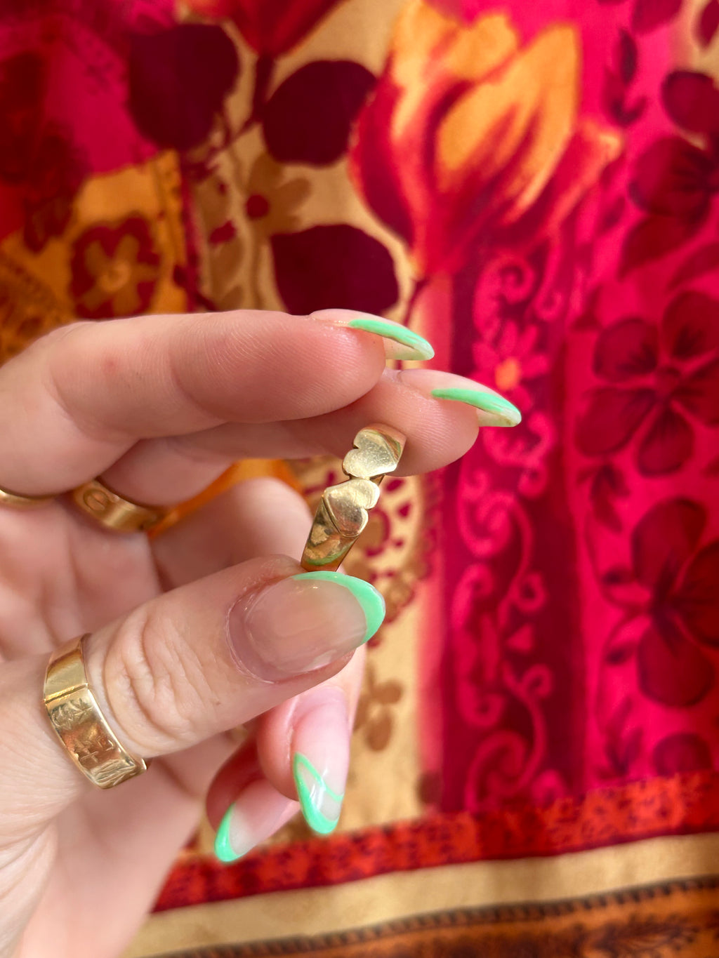 Upside Down Heart Ring