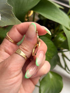 Dainty Snap Hoops