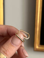 Rectangular Snap Mini Hoops