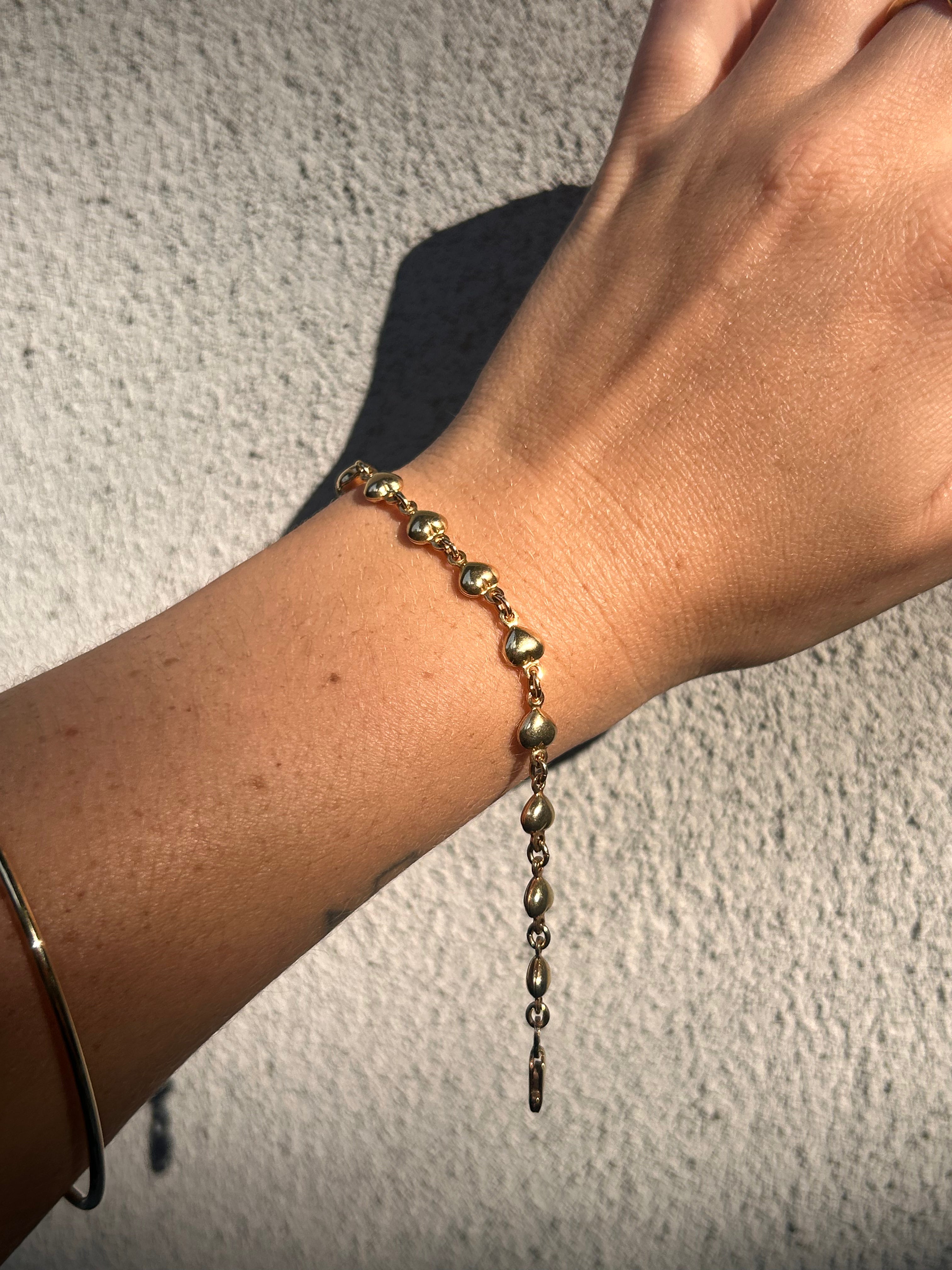 Puffy Heart Bracelet