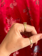 Diamond H Ring