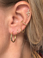 Dainty Snap Hoops