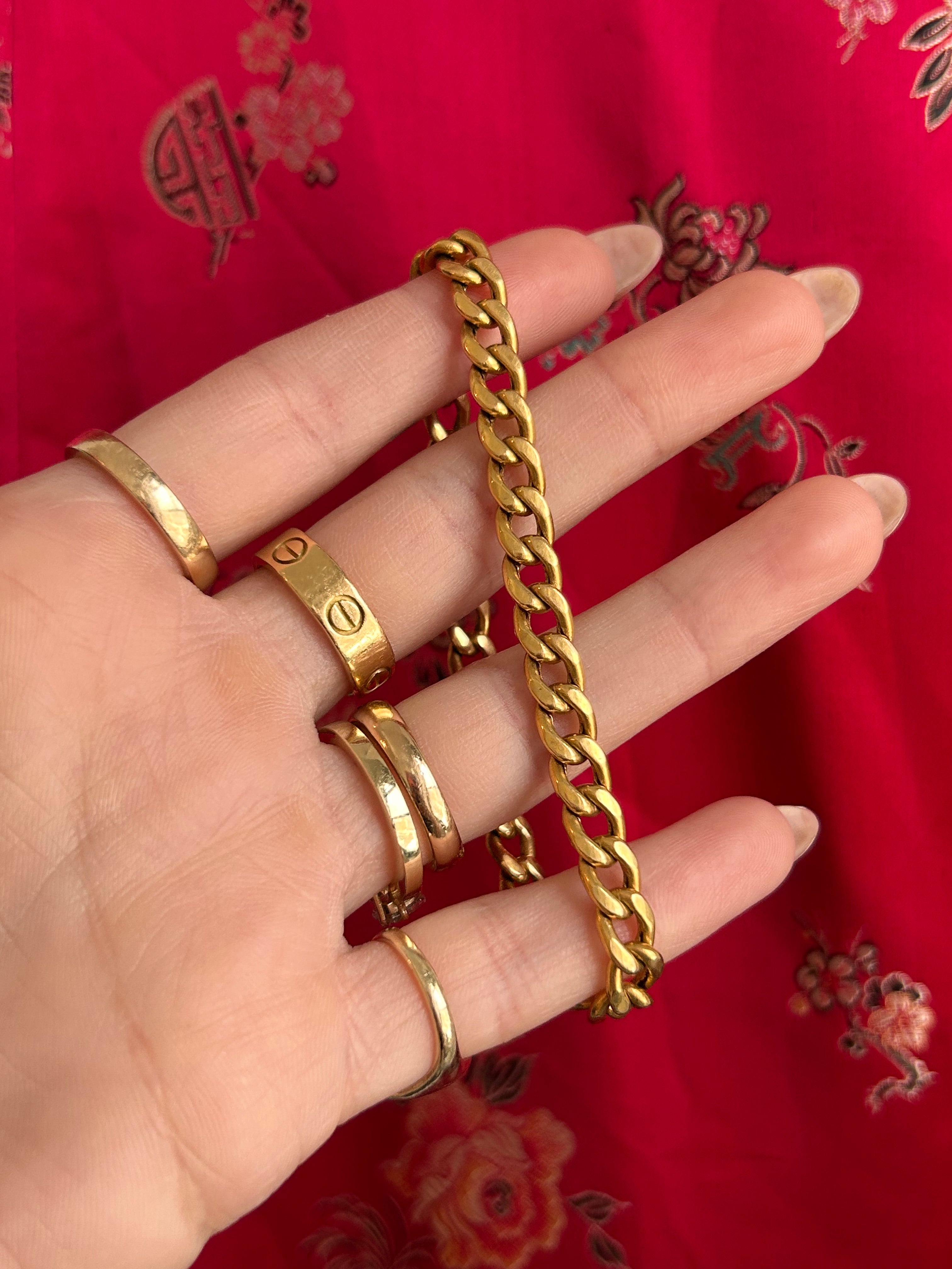 18k Curb Bracelet