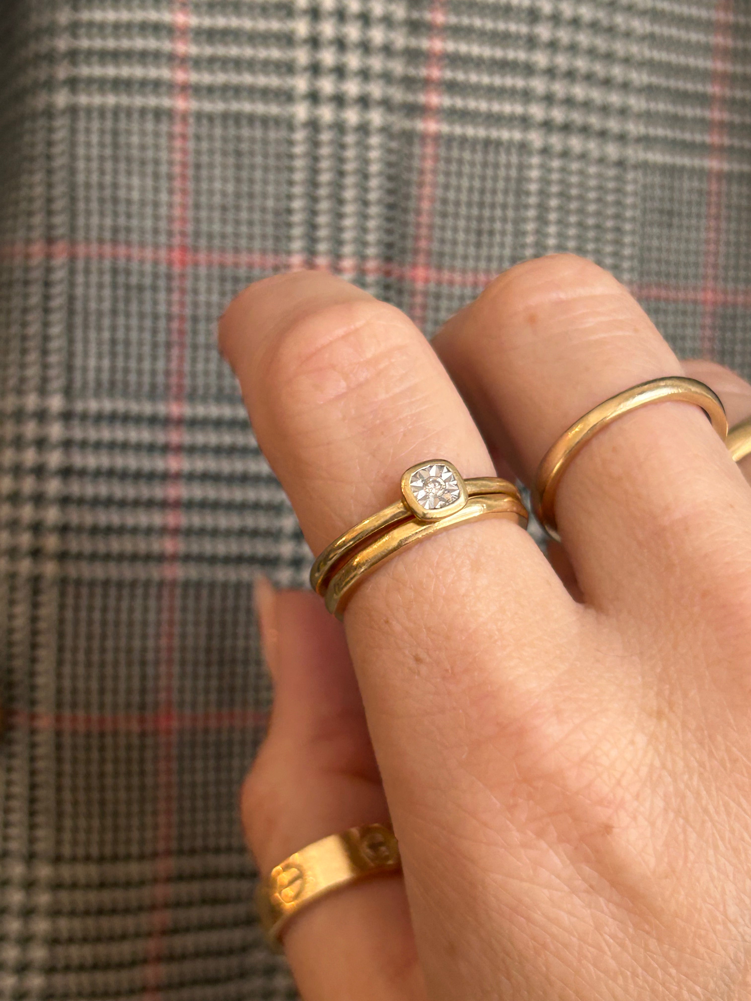 Diamond Burst Ring