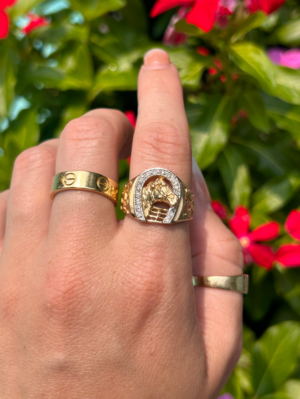 Diamond Horseshoe Ring