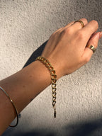 Vintage Double Curb Bracelet