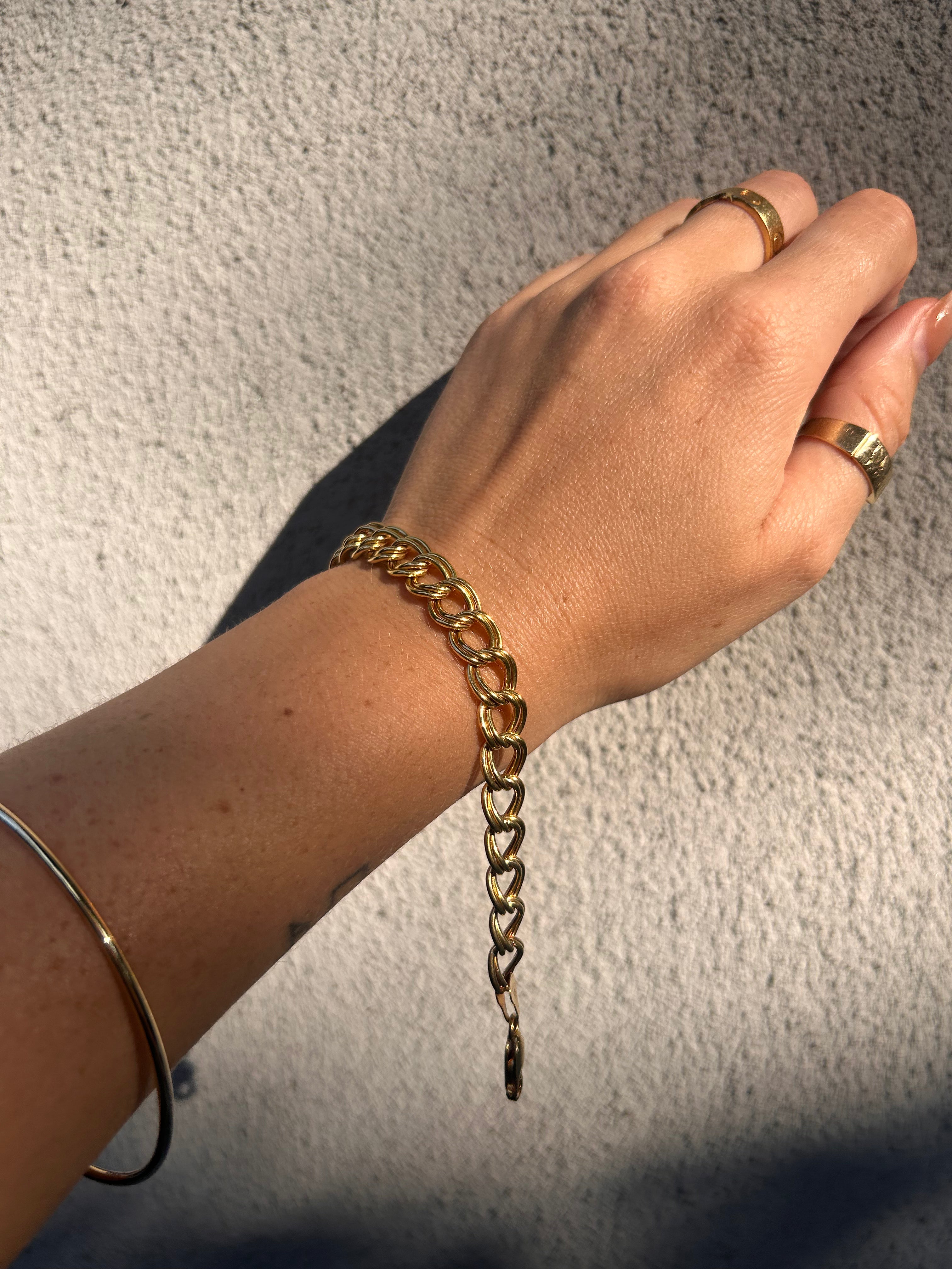 Vintage Double Curb Bracelet