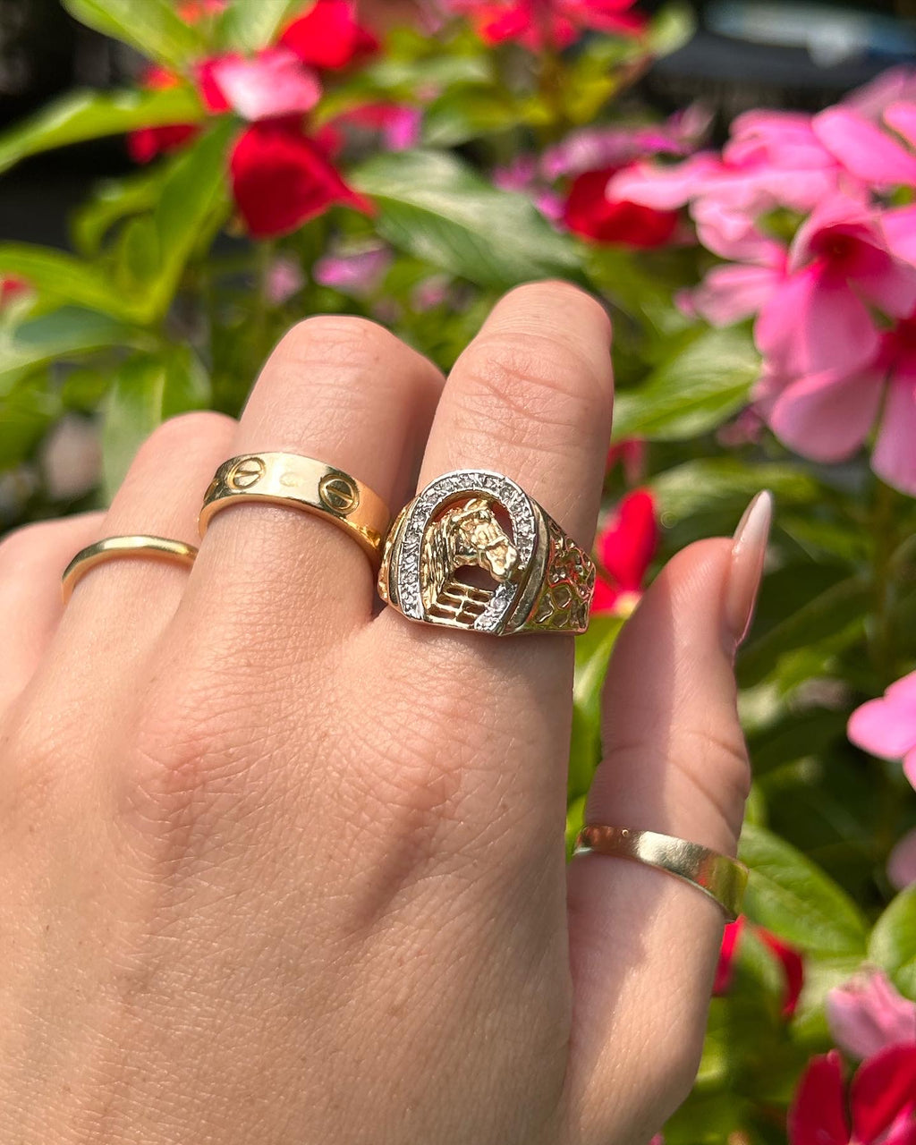 Diamond Horseshoe Ring