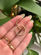 Dainty Snap Hoops