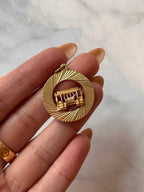 SF Engine Turned Charm