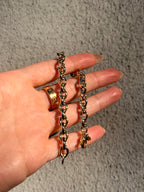 Puffy Oval Biker Bracelet