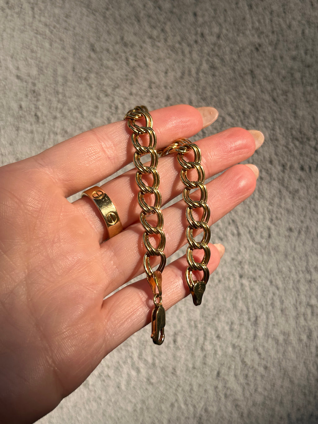 Vintage Double Curb Bracelet