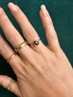 Star Sapphire Diamond Band